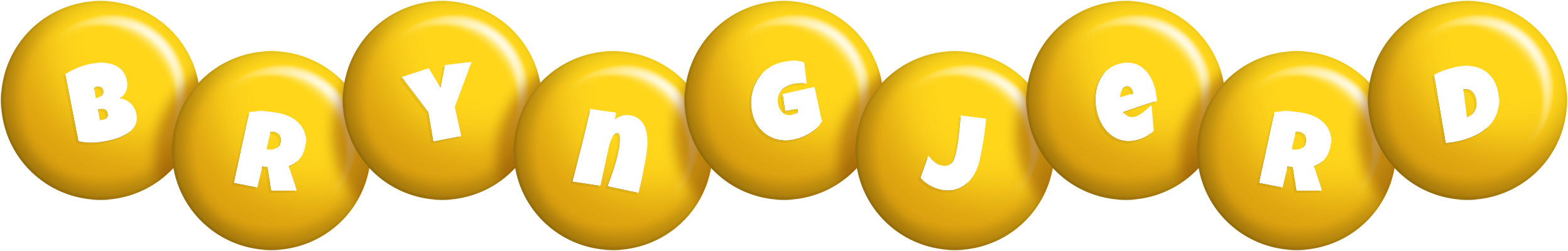 Bryngjerd candy-yellow logo