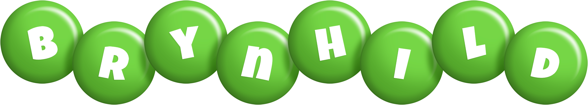 Brynhild candy-green logo