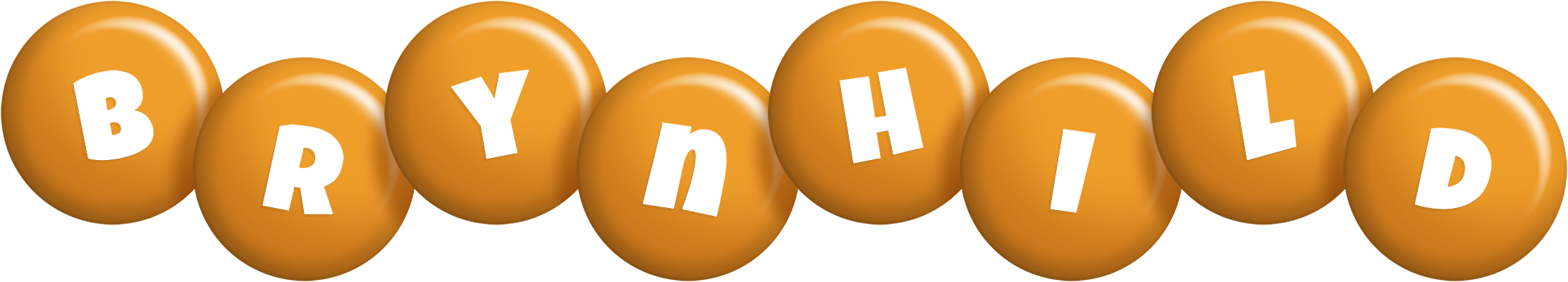 Brynhild candy-orange logo