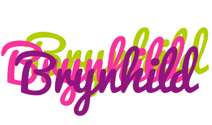 Brynhild flowers logo