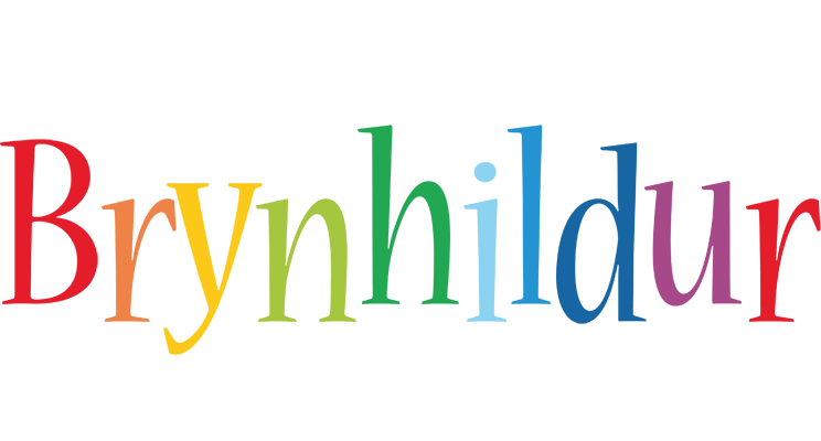 Brynhildur birthday logo