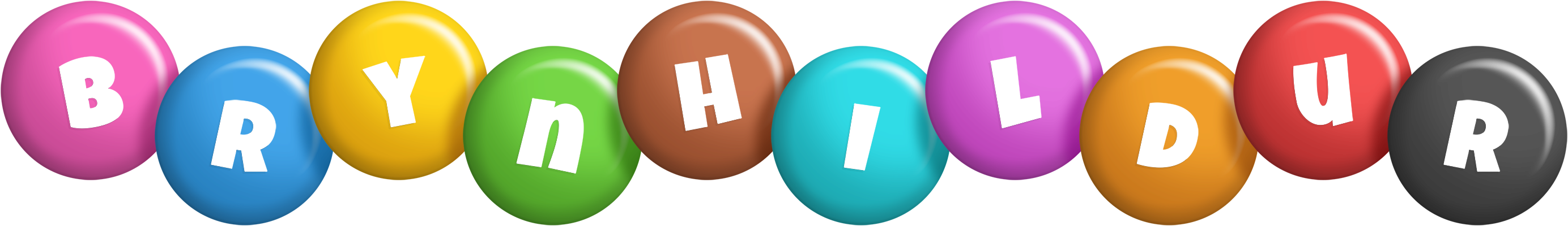 Brynhildur candy logo