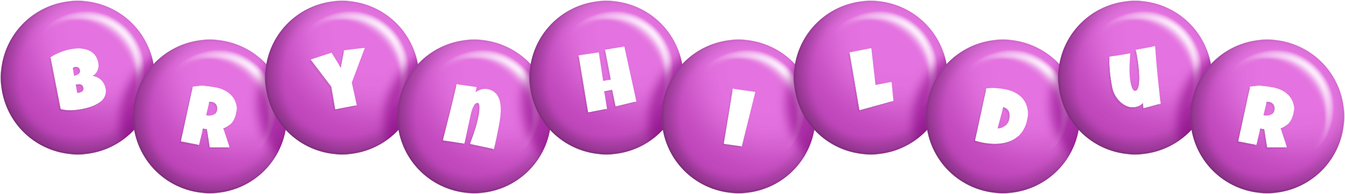Brynhildur candy-purple logo