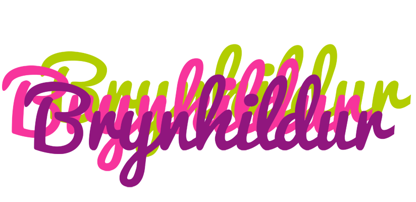 Brynhildur flowers logo