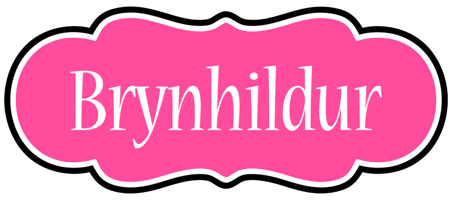Brynhildur invitation logo