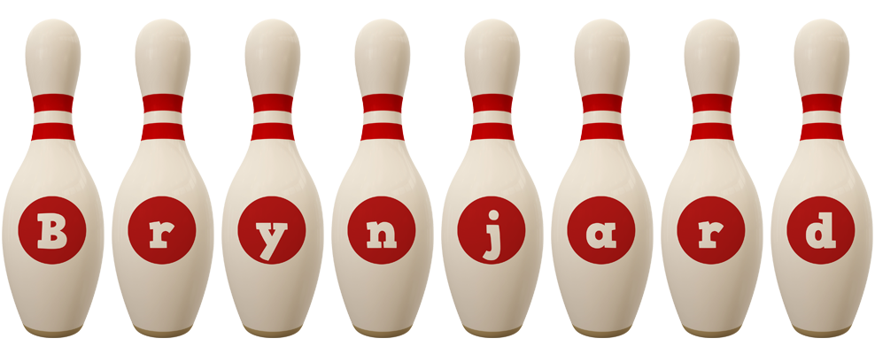 Brynjard bowling-pin logo