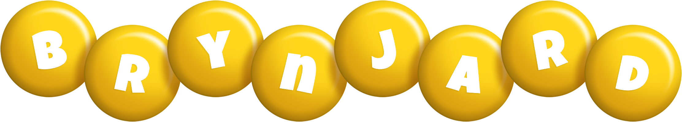 Brynjard candy-yellow logo