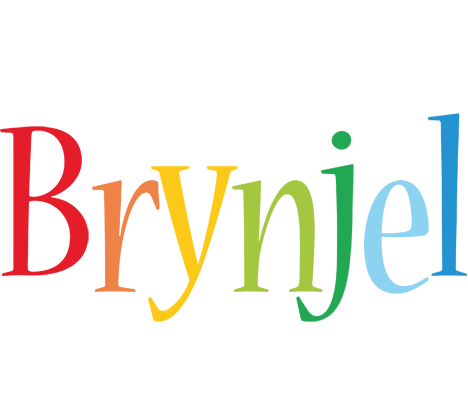 Brynjel birthday logo