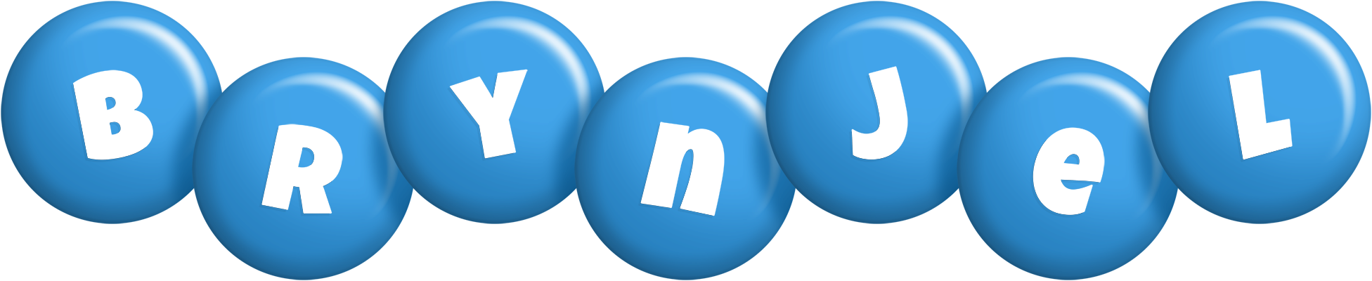 Brynjel candy-blue logo