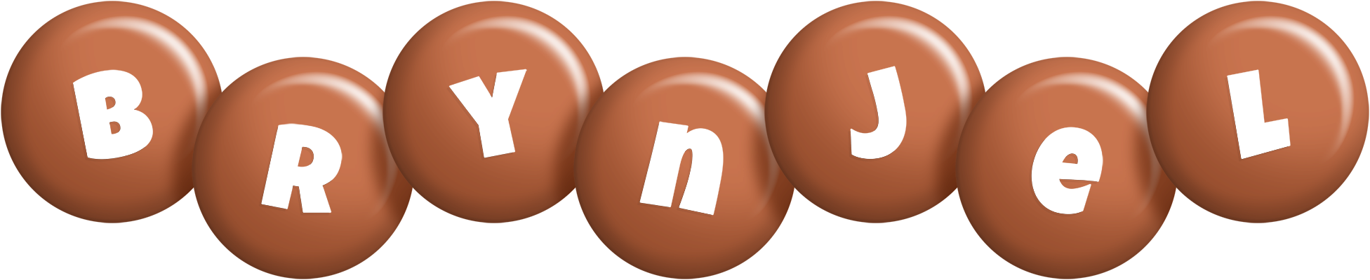 Brynjel candy-brown logo