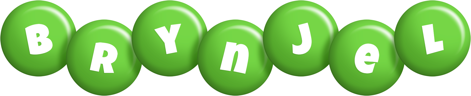 Brynjel candy-green logo