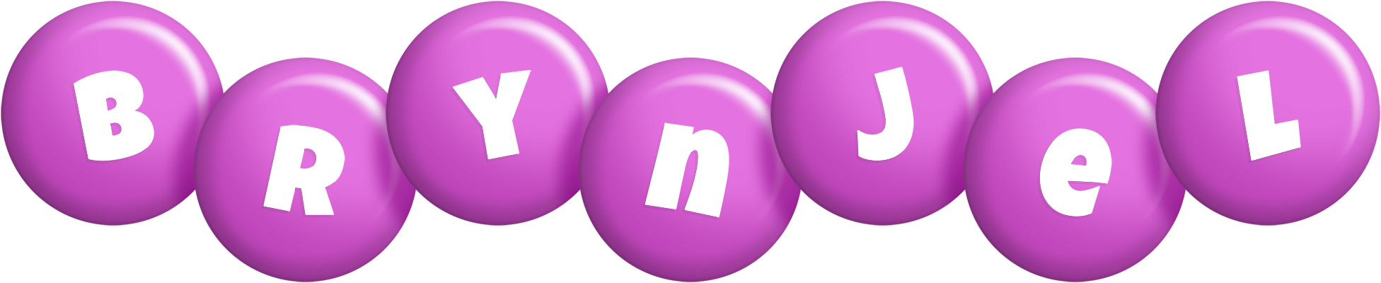 Brynjel candy-purple logo