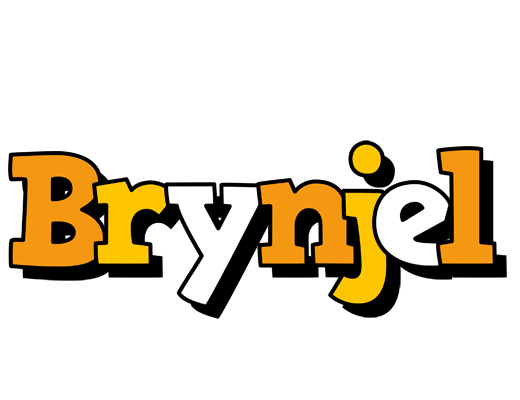 Brynjel cartoon logo