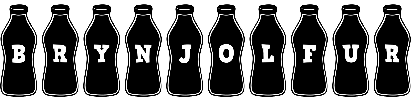 Brynjolfur bottle logo