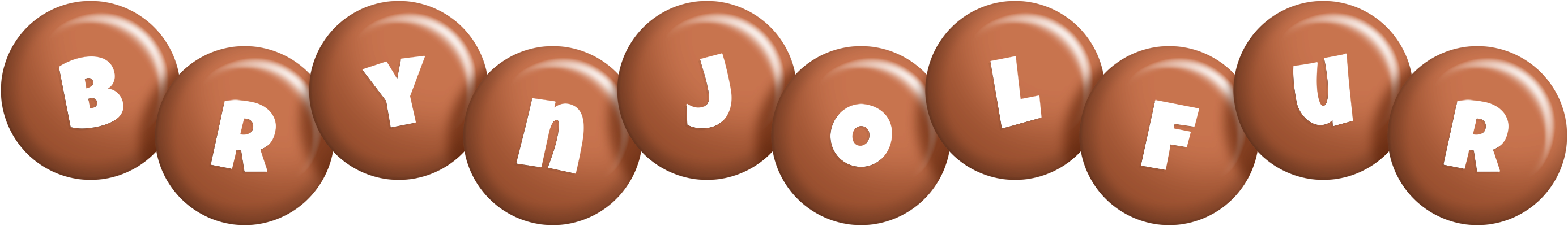 Brynjolfur candy-brown logo