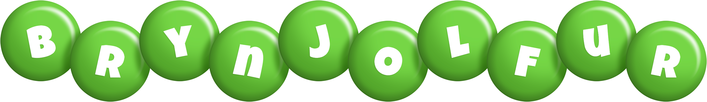 Brynjolfur candy-green logo