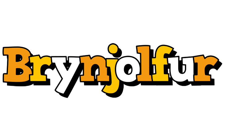 Brynjolfur cartoon logo