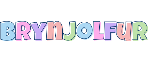 Brynjolfur pastel logo