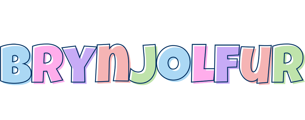 Brynjolfur pastel logo