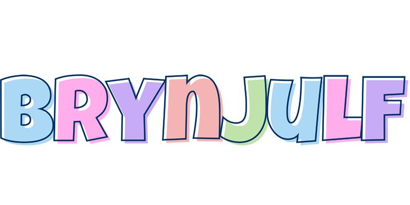 Brynjulf pastel logo