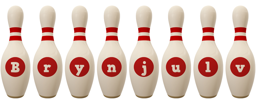 Brynjulv bowling-pin logo