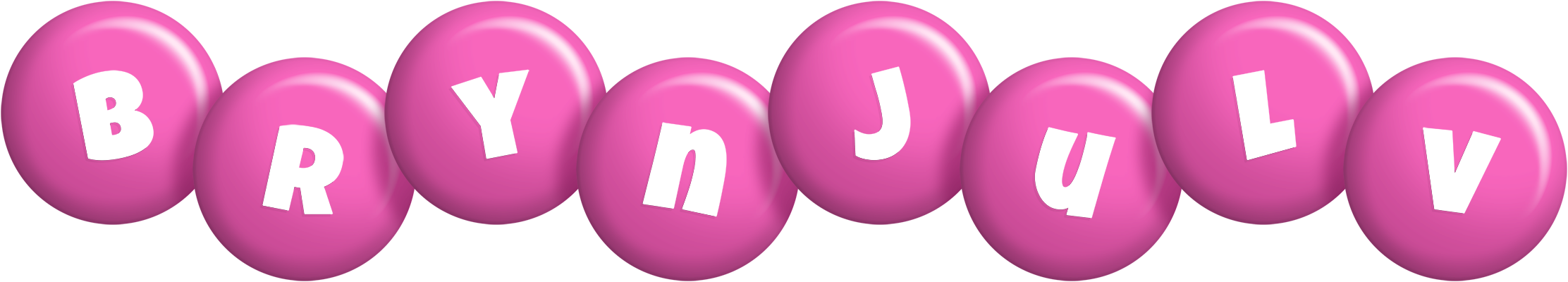 Brynjulv candy-pink logo