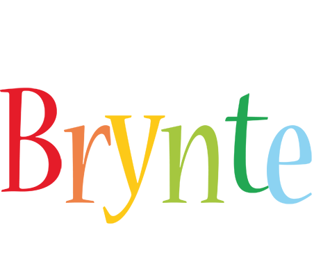 Brynte birthday logo