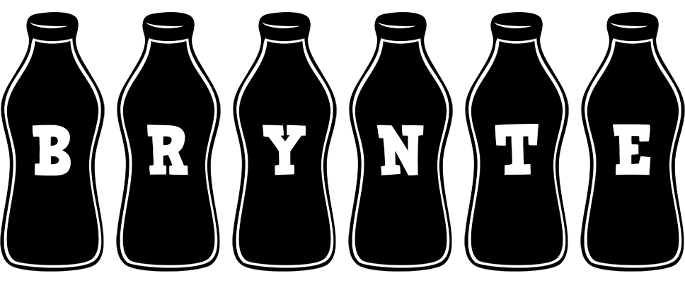 Brynte bottle logo