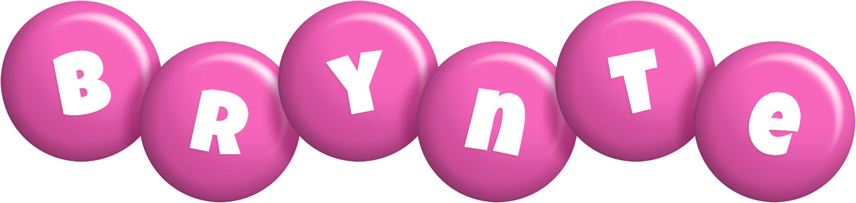 Brynte candy-pink logo