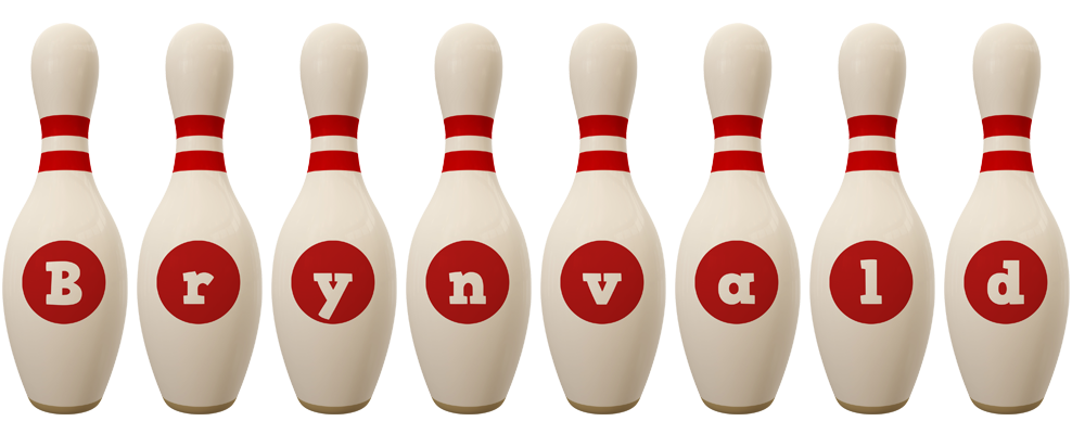 Brynvald bowling-pin logo