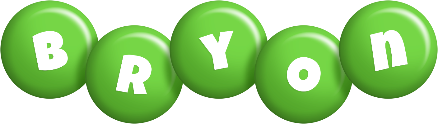 Bryon candy-green logo