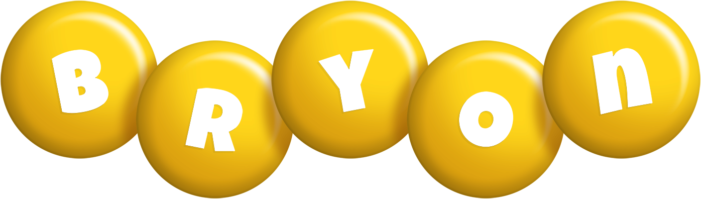 Bryon candy-yellow logo