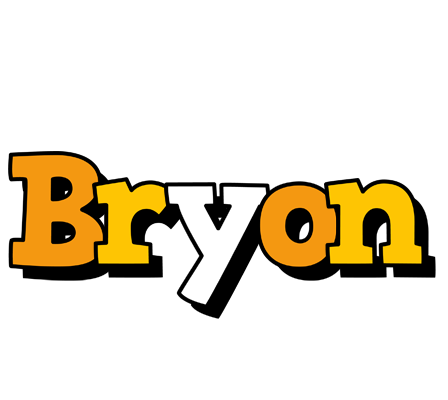 Bryon cartoon logo