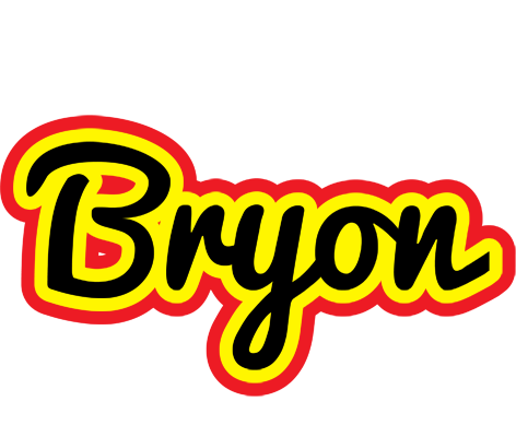 Bryon flaming logo