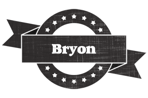 Bryon grunge logo