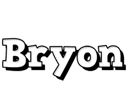 Bryon snowing logo