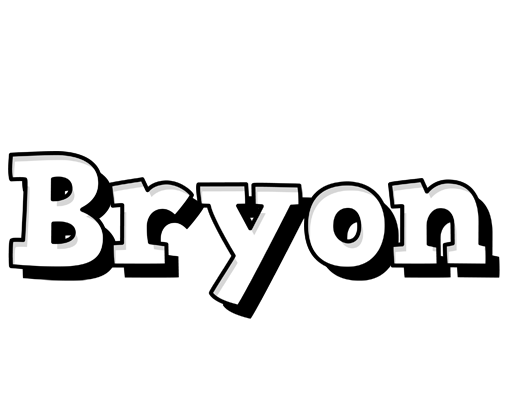 Bryon snowing logo