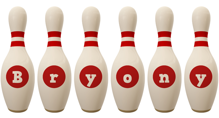 Bryony bowling-pin logo