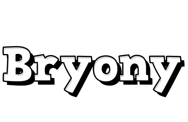 Bryony snowing logo