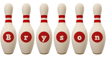 Bryson bowling-pin logo