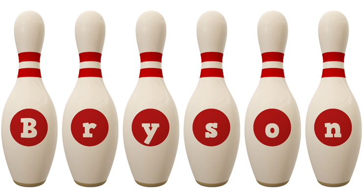 Bryson bowling-pin logo