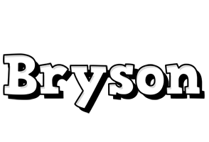 Bryson snowing logo