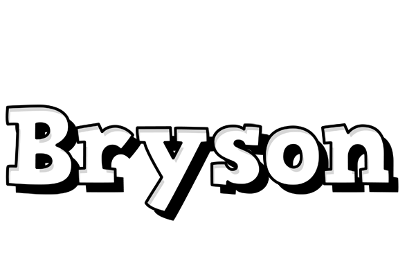 Bryson snowing logo