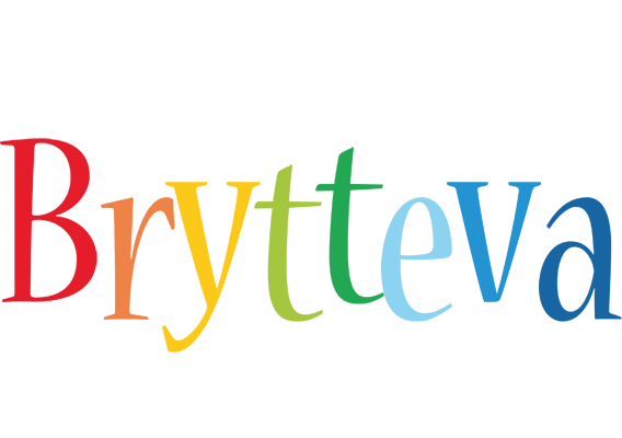 Brytteva birthday logo