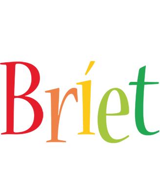 Bríet birthday logo