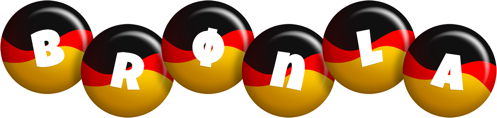 Brønla german logo