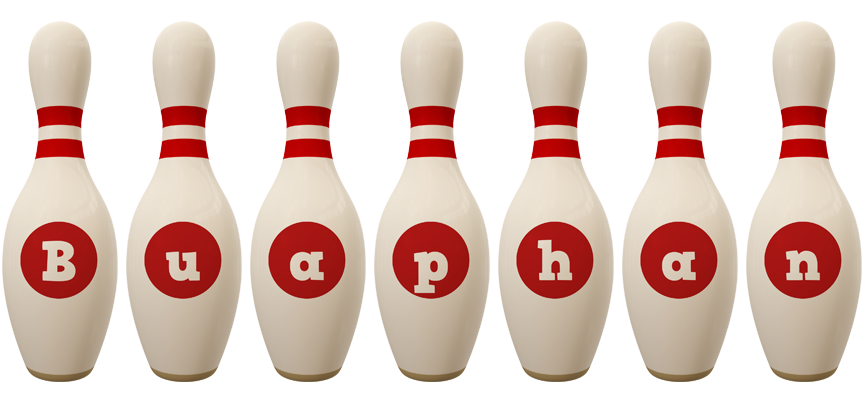 Buaphan bowling-pin logo