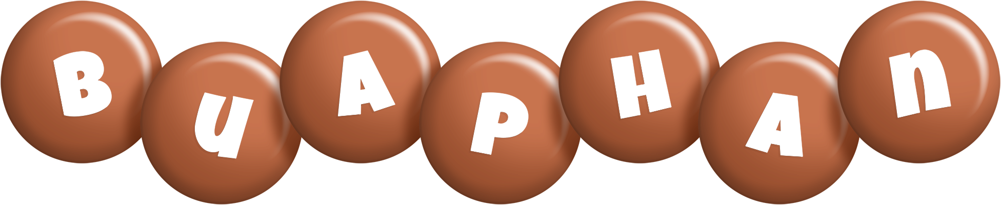 Buaphan candy-brown logo