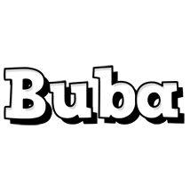Buba snowing logo