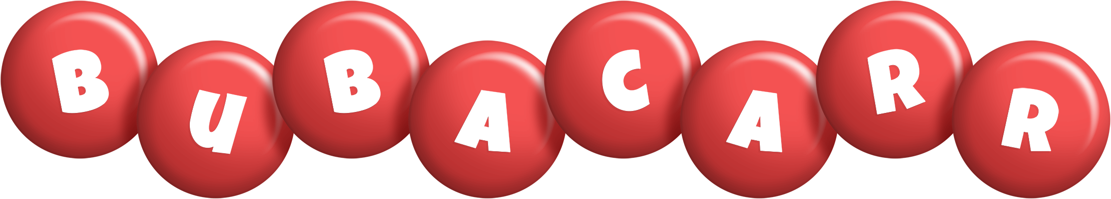 Bubacarr candy-red logo